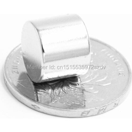 50pcs Strong Round Dia 12mm x 10mm N35 Rare Earth Neodymium Magnet Art Craft Fridge 12x10mm