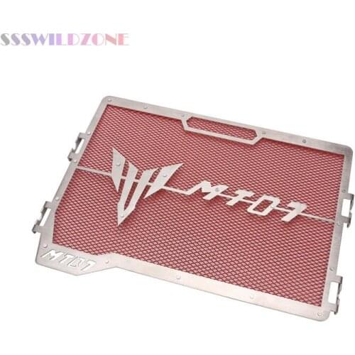 For Yamaha MT 07 2014 15 2016 Motorcycle accessories stainless steel protective cover water tank cover water tank shield cooling