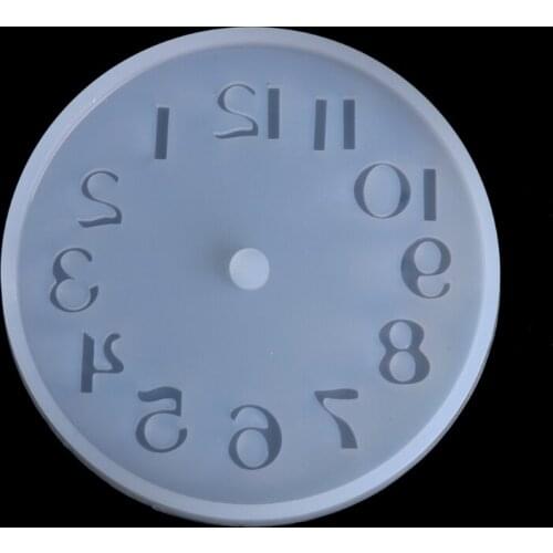 Arabic Numerals Silicone DIY Jewelry Mold Pendant Watch Clock Shaped Fondant Cake