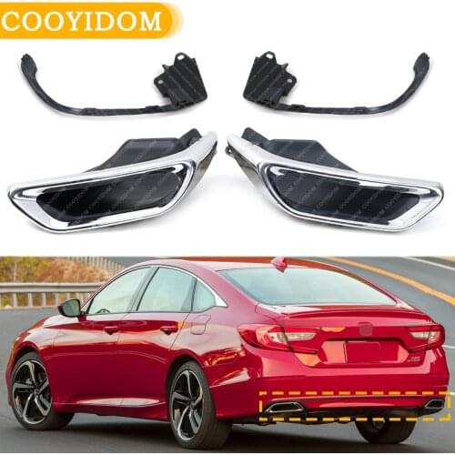 Car Auto Replacement Parts Exhaust Systems Exhaust Muffler Tail Pipe Tip Tailpipe Modified Upgrade For Honda Accord 2018- 2019