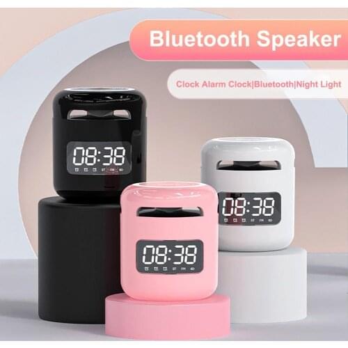 Wireless Sound Box Mega Bass Multifunctional with Night Light Bluetooth 5.0 Lossless Speaker for Listening to Music