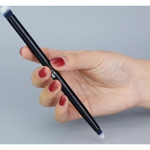 Double-Ended Eye Contour Makeup Brush Eye shadow brushes Make up brush Blending Synthetic hair Smoky Lining Brush cosmetic tool