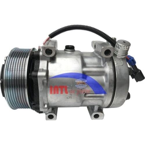 For Sanden 7H15 7S15 709 SD709 SD7H15 8083 auto ac compressor for Kenworth Truck 8pk 12v