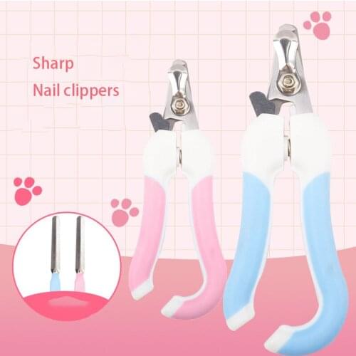 Cat Clippers Pet Supplies Stainless Steel Dog Nail Clippers Cat Nail Clipper Large Dog Small Dog Nail Clippers Pet Cleaning And