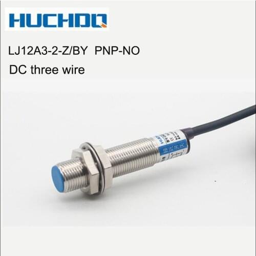 M12 Inductive proximity switch LJ12A3-2-Z/BY/BX/AY NO/NC Three lines Cylindrical general metal sensor screen shield type DC6-36V