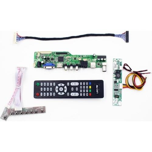 M6V5 LCD TV controller board with TV AV VGA Audio USB HDMI-Compatible for 23.8 inch lcd panel 1920x1080 M238HCJ-L31 MV238FHM-N10