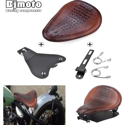 Motorcycle Solo Seat Baseplate Bracket Holder Mounting Kit For Honda Suzuki Bobber Chopper Harley Davidson Sportster XL883