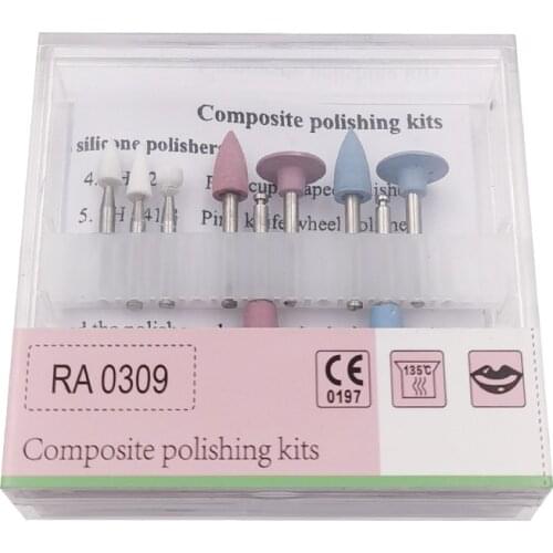 Dental Composite Polishing Kits For Low-speed Handpiece Contra Angle Prophy Stone Polisher Dental Polishing Materials