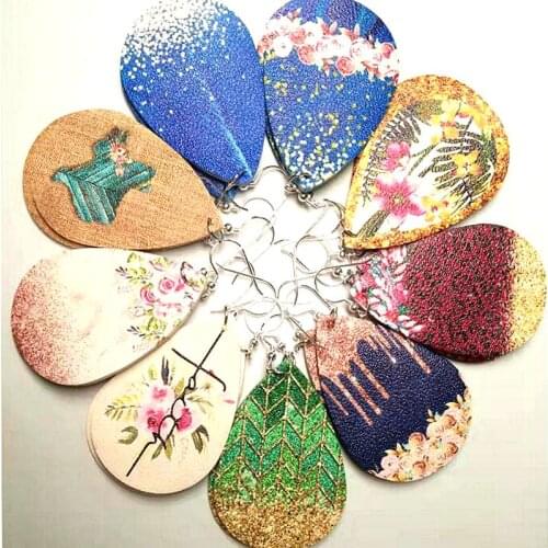 New Cute Candy Color Simple Flower Drop Earrings Korean Fresh Flower Dangle Earrings Women Cute Jewelry