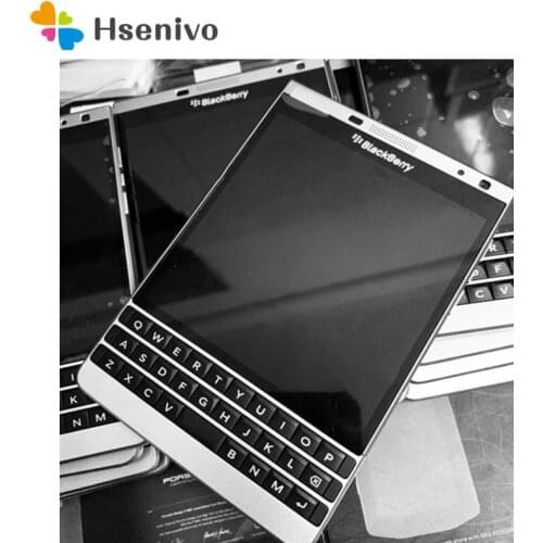 Blackberry Passport Silver Edition Q30 Refurbished-Unlocked Q30 4G LTE TFT 3GB RAM 32GB ROM 13.0MP 3450mAh Cell Phone