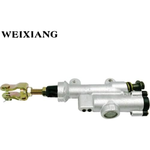 Universal motorcycle Disc Brake Pump Silver For Honda Dirtbike CRF450R CRF CQR For Yamaha XT250 YZ125 YZ250 YZ250F YZ450F YZ250F