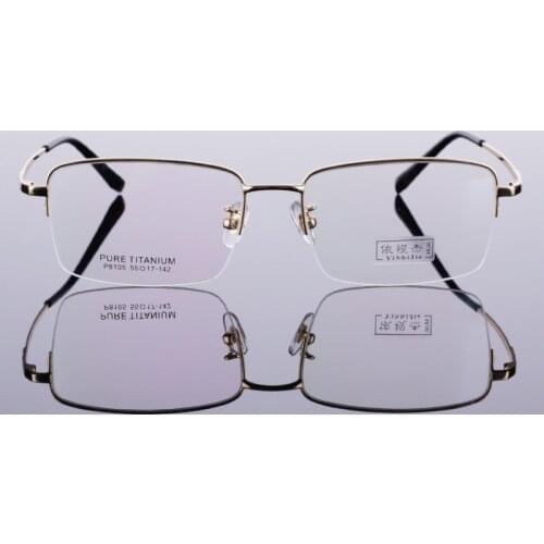Veshion титановые мужские очки половинные оправы для очков для мужчин ультра-светильник очки рама рецепт очки близорукость бренд