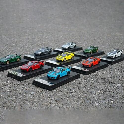1:64 Scale Diecast Metal Alloy 911 GT2 RS Car Model Toy Racing Vehicles Toy F Children Toys or collections