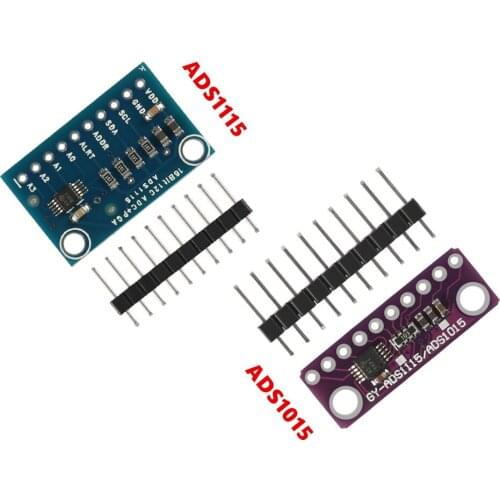 16 Bit I2C ADS1115 ADS1015 Module ADC 4 channel with Pro Gain Amplifier RPi