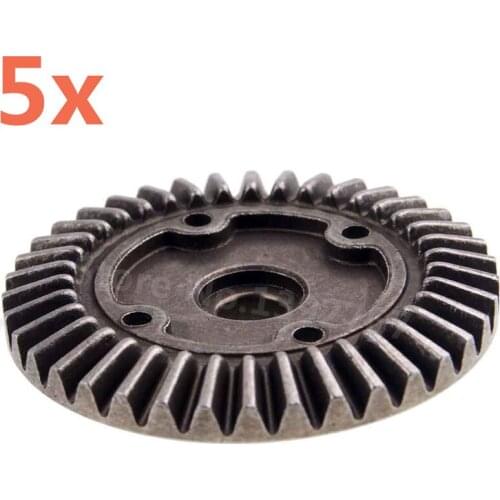 5 Pieces HSP 02029 Diff.Main Gear 38T 38mm RC Cars Spare Parts For RC 1/10 On Road Off Road Buggy Monster Truck Drift