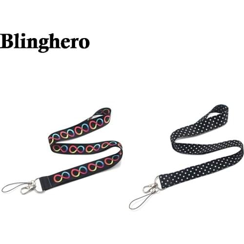 CA986 Wave Point Lanyards Neck Strap Mobile Phone Keys ID Card Holder Lanyard For Keys DIY Hanging Rope Lanyards 1 PCS