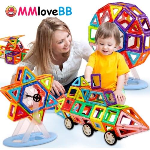 Magnet Blocks KIDS Magnetic sheet Building Blocks children Puzzle toy DIY Educational Toys for Practical ability