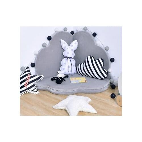 Childrens mat petal crawling mat thick baby game mat baby non-slip crawling mat folding removable bed fence