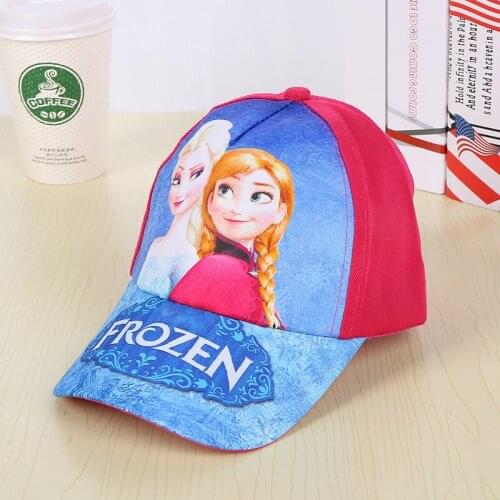 Disney Iron Man Boy Summer Baby Hat Girl Frozen Princess Sun Baseball Cap Casual Hat Bow Hat