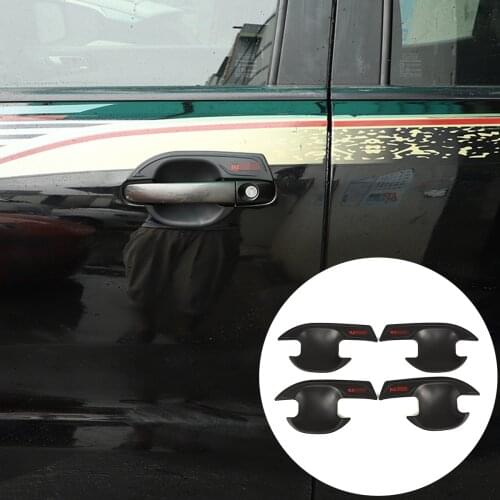 For 2012-2018 Ford Ranger Outer Door Bowl Sticker ABS Car Decoration Modification Accessories