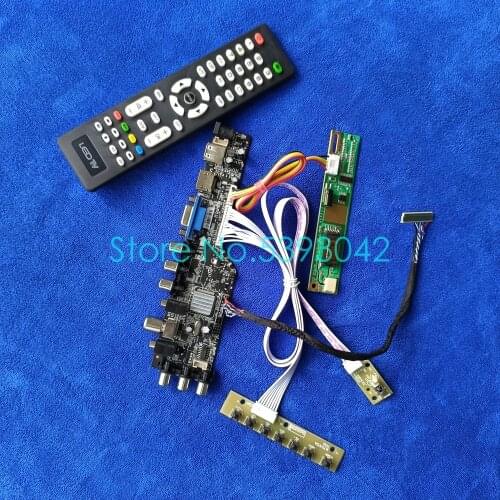 For B141EW04 V.0/V.1/V.2/V.3/V.4/V.5/V.6/V.7/V.8 1280*800 1CCFL 3663 digital DVB-T2 USB+AV LVDS 30-Pin controller board kit