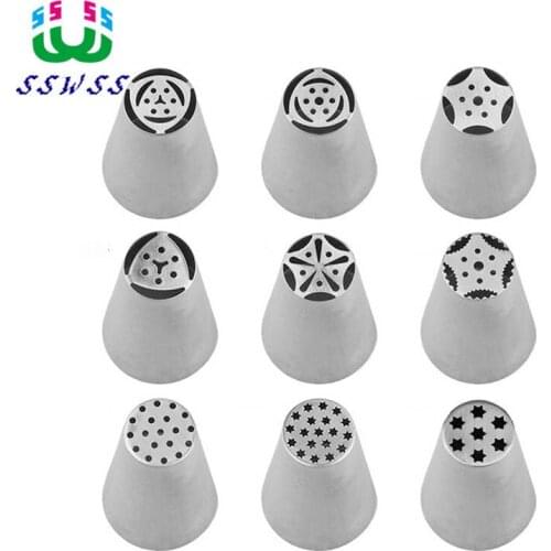 Flowers And Leaves Shape Cake Decorating Tools,Multi Purpose Cookie Baking Nozzles,Direct Selling