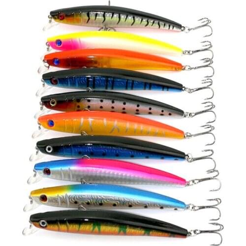 1pcs Isca Artificial Wobbler 11.5cm/11.2g Floating Minnow Deep Diving Trolls Fishing Lure For Bass Pike Fishing Accessories