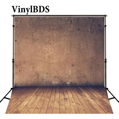 VinylBDS Photography Backgrounds Newborn Baby Yellow Wooden Floor Fond Studio Photo Paint Rough Wall Backdrops For Photo Shoot