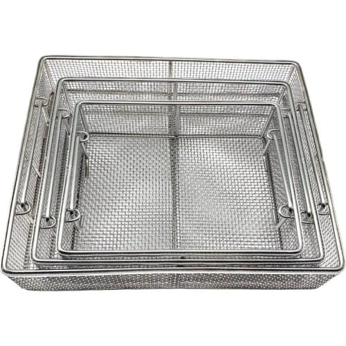 Sterilizing box stainless steel disinfection net basket surgical operating instrument autoclave sterilization