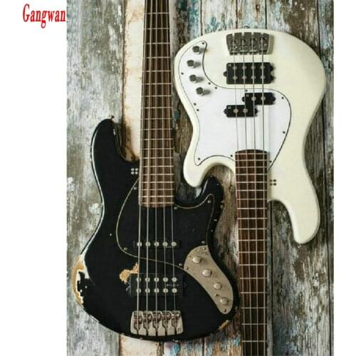 DIY 5D Diamond Mosaic guitar hobby Handmade Diamond Painting Cross Stitch Kits Diamond Embroidery Patterns Rhinestones Art decor