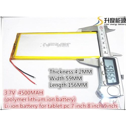 The New Battery 4500mAH Li-ion Tablet pc battery For 7,8,9 inch tablet PC 3.7V Polymer lithiumion Battery With High Quali