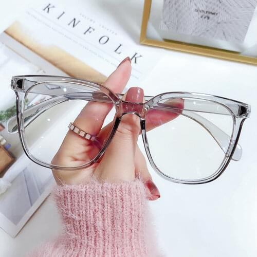 Anti Blue Light Glasses for Men Square Small Size Blue Ray Blocking Eyeglasses Women Fashion Eyewear Reading/gaming Glasses