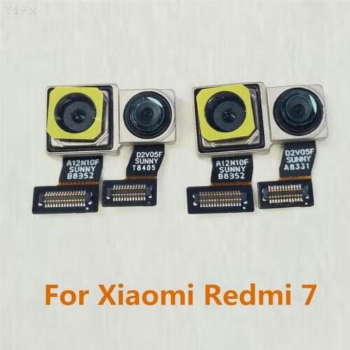 Original Rear Big Camera For Xiaomi Redmi 7 Back Main Camera Module Flex Cable For Hongmi 7