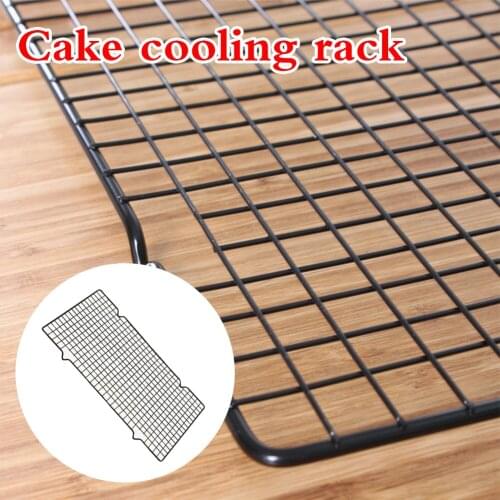 Stainless Steel Wire Grid Cooling Tray Cake Food Rack Oven Kitchen Baking Pizza Bread Barbecue Cookie Biscuit Holder Shelf