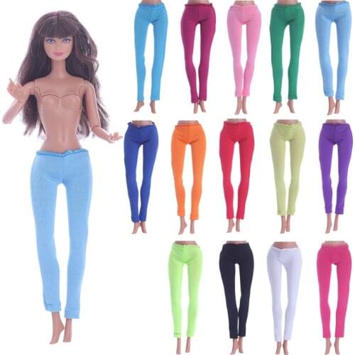 Casual fashion trousers, multi-color, suitable for 30 cm doll, give your child the best birthday gift doll accessories