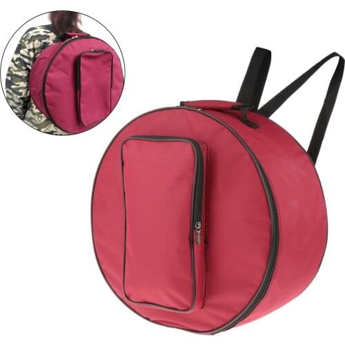 Durable Red Drum Bag Backpack Case Cover Snare Drum Bag Instrument Accessories