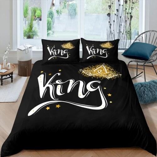 Home Living Luxury 3D King Bedding Set Queen Duvet Cover Set Pillowcase Kids Bedding Set Queen and King EU/US/AU/UK Size