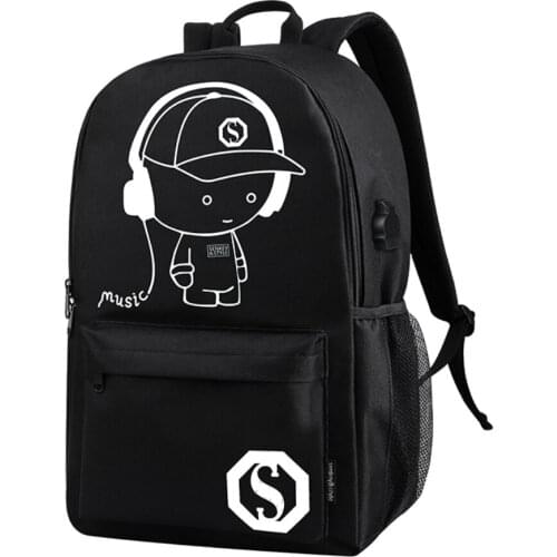 Backpack Schoolbag USB Computer Backpack Anti-Thief Waterproof Season Satchel Gifts Business Travel Bag