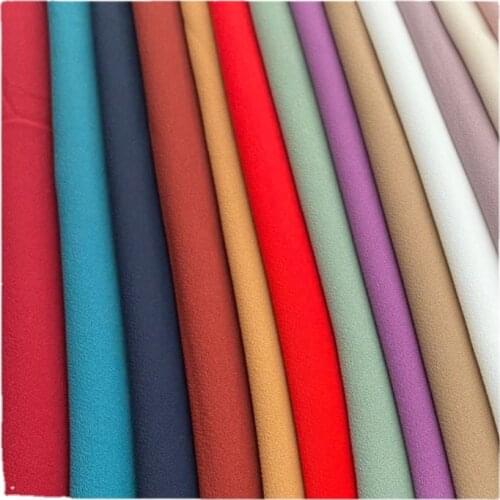 Width 59'' Solid Smooth Soft Breathable Acetate Like Fabric By The Yard For Pants Shirt Dress Material