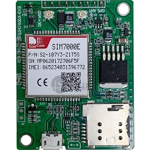 SIMCOM SIM7000G SIM7000A SIM7000E breakout board SIM7000 development LTE CAT-M1(eMTC) LTE-FDD GPRS GSM NB-IoT module