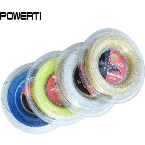 POWERTI 1.30mm Nylon Wire Soft Tennis String 200m Reel Durable Tennis String Racket Sport Training String PT122