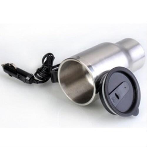 Heated Drink Holder Thermal Mug 12V Car Bottle Drink Themal Warmer Cup 450ml