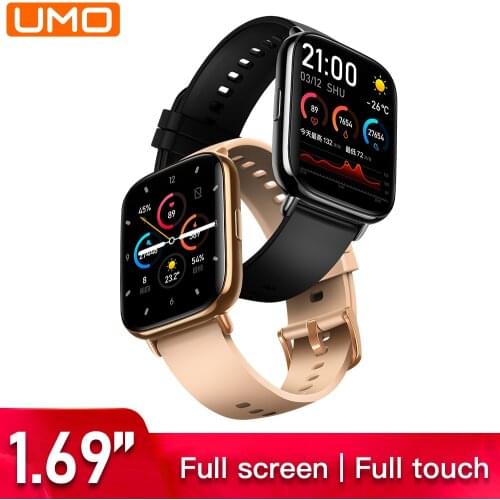 2021 New Smart Watch UM68 Men Women Smartwatch Sports Fitness Tracker Multifunc Waterproof LED Full Touch Screen For Android Ios