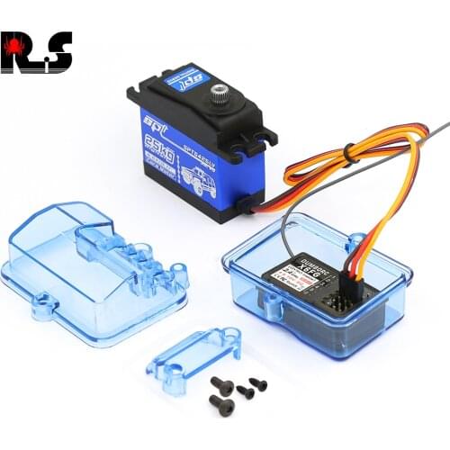 1 Pcs waterproof transparent protective cover sealed box for RC SCX10 90046 Trsxxas TRX4 RC car remote control model car ship