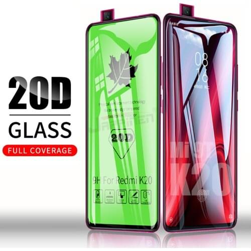 20D Full Glue Cover Tempered Glass For Xiaomi Redmi Note 9 Pro Max 9S Mi 9T Redmi Note 8 7 K20 Pro 8T 7A Glass Screen Protector