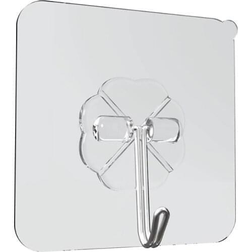 10pcs Load Adhesive Hook Strong Stick Hook Kitchen Hanger Seamless Hook