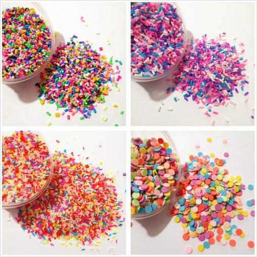 1000g Polymer Clay Fake Candy Sweets Sugar Sprinkle Decorations Fake Cake Dessert Simulation Food Dollhouse Miniature
