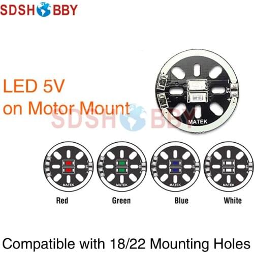 2pcs* LED X2/5V Motor Mount for 1806 2204 2206 Motor Multicopters UAV