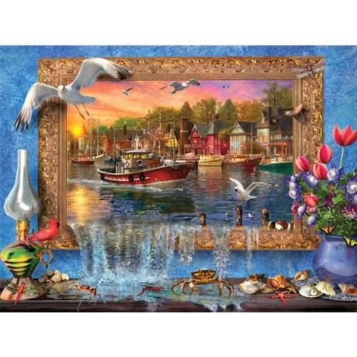 5d diy Diamond Painting Kit Animal Diamond Embroidery Cross Stitch Landscape Pictures Of Rhinestones Mosaic Decortion