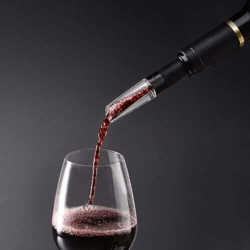 Acrylic Wine Aerator Pourer With Switch To Control Aeration Mini Fast Decanter Dispenser Portable Bar Tools Wine Accessories